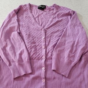 1x Style & Co Lilac Cardigan EUC